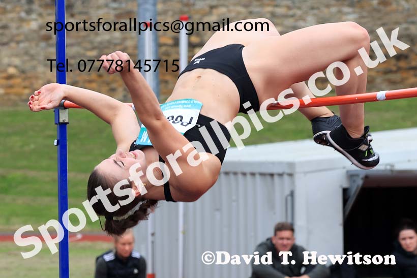 Womens Heptathlon High Jump, 2024 EAP International Combined events, Hewcham, Northumberland.  Photo: David T. Hewitson/Sports for All Pics